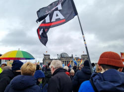 Kundgebung vor dem Reichstag